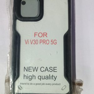 CEDO Vivo V30 Pro (5G) Back Case Cover | Camera Protection Shockproof Bumper-Edge | Acrylic Crystal Clear 360 Degree Protection TPU+PC | Transparent Eagle Back Case Cov